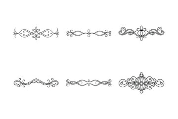 set of decorative elements for design