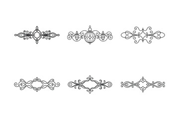 set of decorative elements for design