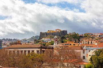 panoramic view of Funchal city