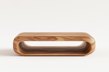 Sleek wooden TV stand with a modern design for contemporary living spaces