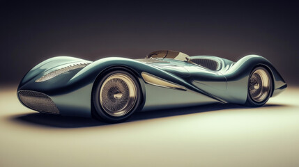 The car under the cover. The secret cars. 3D.