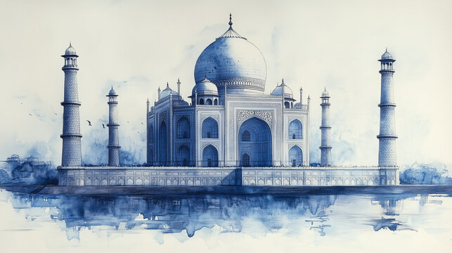 Tah Majal Illustration