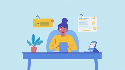 Annoyed participant in a webinar with technical issues. Featuring a glitching presentation screen