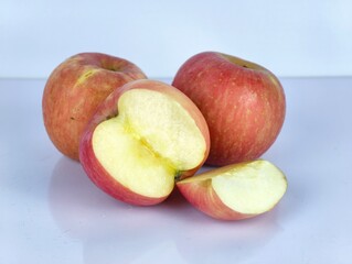 Sweet Red Apples and Apple Slice 