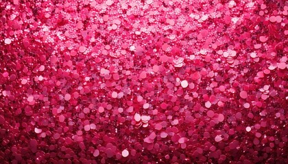 Obraz premium Shimmering pink sequins create a sparkling background for festive occasions