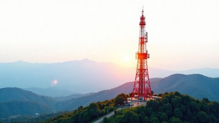 Stunning Telecommunication Tower Landscape