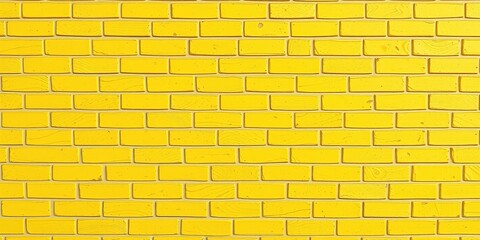 Fototapeta premium Textured Yellow Herringbone Brick Wall Backdrop