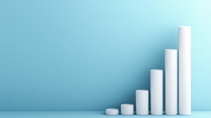 Cost of mortgage increases depicted through a flat chart showing a gradual rise in expenses