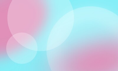 Fototapeta premium Abstract Soft Gradient Background with Glowing Pastel Circles
