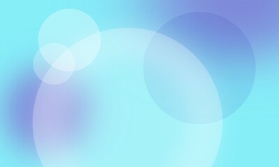 Abstract Soft Gradient Background with Glowing Pastel Circles