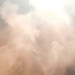 Obraz premium Soft, wispy fog with a natural, organic flow, isolated on a transparent background