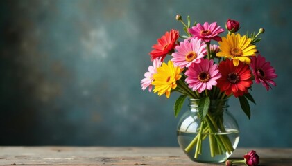 Dried wildflowers in a vase, floral, rustic decor, botanical