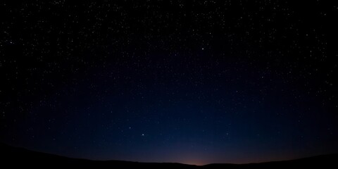 Naklejka premium A breathtaking view of a starry night sky filled with millions of twinkling stars, night, night vision