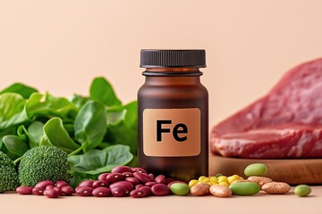 Promoting health through iron rich foods like spinach, red meat, beans, and broccoli, delivering essential nutrients vital for overall well being and combating deficiencies