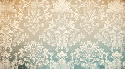 Damask seamless background with hole for design. Jpeg version also available in gallery