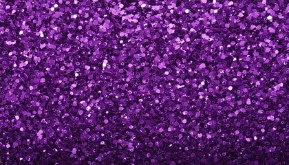 Shimmering purple glitter spread across a surface for creative projects and decorations