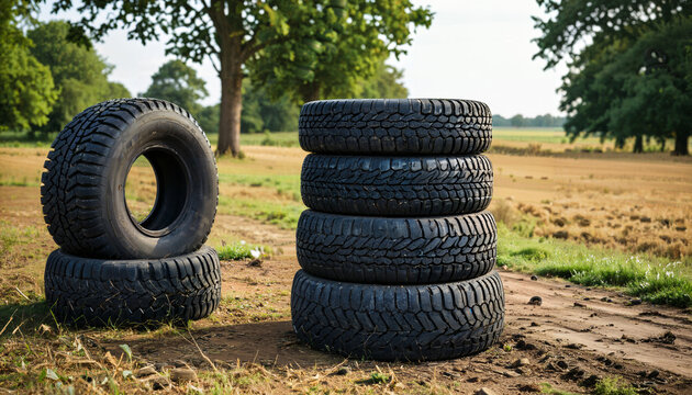 le titre sera "Pneus en plein air"