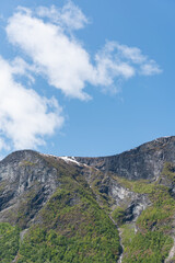 Obraz premium Flam - Norway - June 06 - 2023 - Mountain