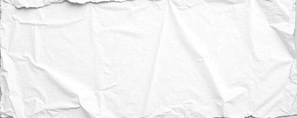 Blank distressed white poster, crumpled, torn, grunge texture , torn, distressed, wallpaper
