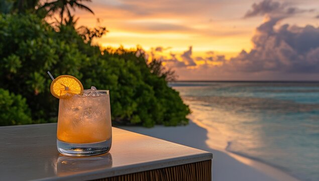 Tropical Sunset Cocktail: A Beachside Elixir