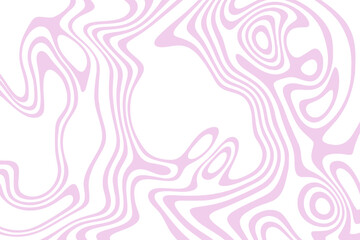 Abstract colored lines on a white background. Geometric lines curved in the form of waves. Vector illustration. Eps 10