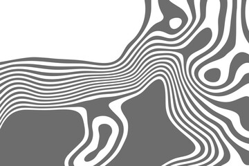 Gray line pattern abstract background texture. Curvy and wavy backdrop. Eps 10