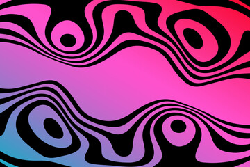 Vector abstract background in colored tones. Wave pattern. Eps 10