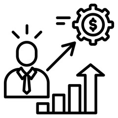 Demand forecasting icon
