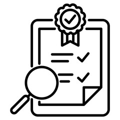 Quality control icon