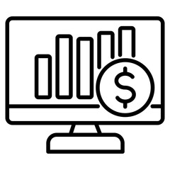 Data monetization icon
