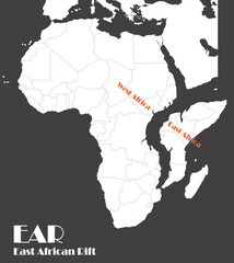The East African Rift: A Continent Splitting in Slow Motiond