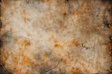 Aged Vintage Watercolor Texture with Light Tones Antique Fibrous Background and Scuffed Design