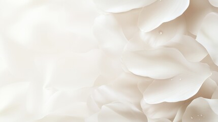 Fototapeta premium Creamy Abstract Texture: Soft, flowing forms in creamy off-white hues create a delicate and ethereal abstract image, perfect for backgrounds or design elements. 