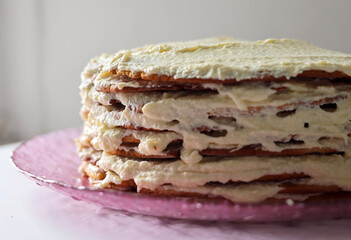 Elegant Celebration Cake with Berries and Drizzle
