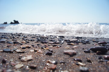 Action of Waves in Beach