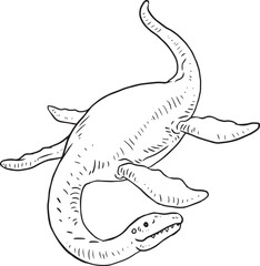 sea dino clip art,