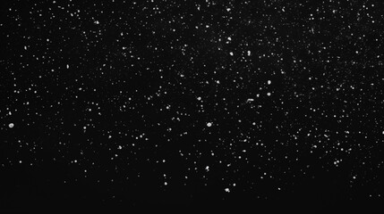 Fototapeta premium Particules et étoiles scintillantes et brillantes volant sur fond sombre, noir. Lumière, étoile, paillette dorée et flou. Cosmos, univers, espace. Fond pour bannière, conception et création graphique.