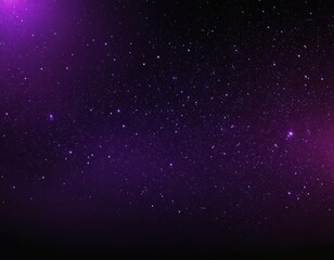 Fototapeta premium A mesmerizing night sky filled with stars, illuminated by soft purple hues.