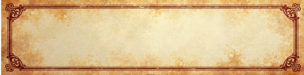 Creamy border, slightly sunbleached, rustic feel, clipart, aged