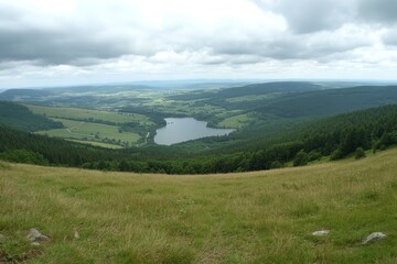 Obraz premium view of the mountains