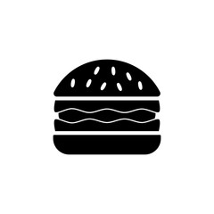 Burger Icon. Burger Vector Icon in line style design. Burger Symbol.