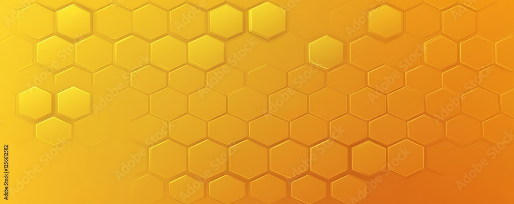 Wall mural a striking 3d geometric abstract background in orange, complemented by a bright space and a lines ef