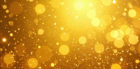 Shiny gold foil background with scattered light reflections, luxury, metallic, gold