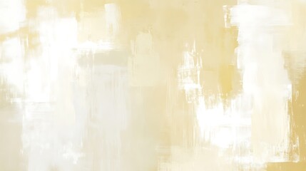 Obraz premium Abstract Beige and White Paint Strokes Artwork