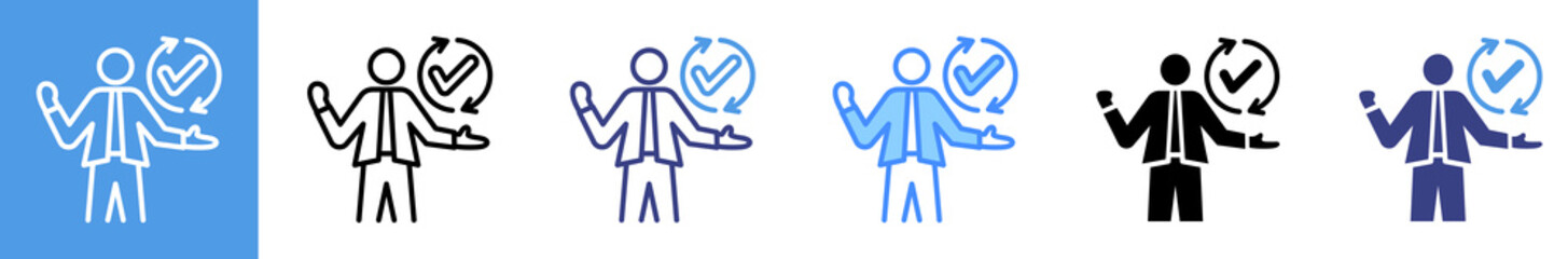 Influencer Multistyle Icon Set