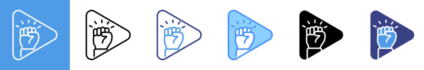 Beginning Multistyle Icon Set