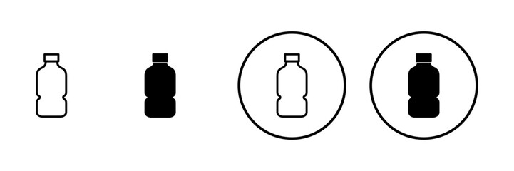 Bottle icon vector. bottle sign and symbol