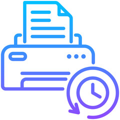 Obraz premium Reprint Icon