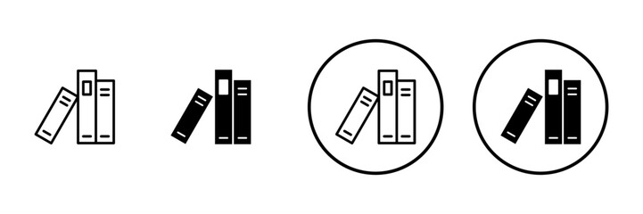 Library icon vector. education sign and symbol