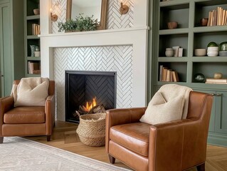 living room modern farmhouse